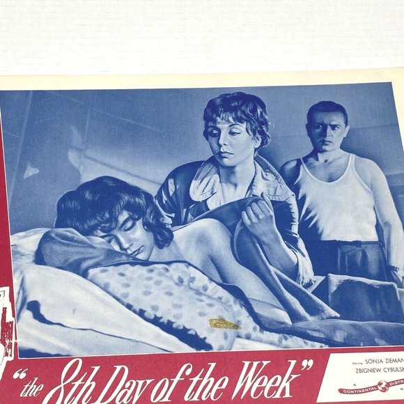 8th Day of the Week 1958 Lobby‎ Cards Movie Posters Polish German Sonja Ziemann - Picture 4 of 6